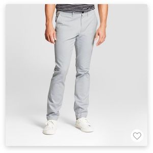 Goodfellow & Co Mens Slim fit Chino Pants Light Gray
